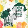 New York Jets White & Green Floral All Over NFL Hawaiian Shirt New York Jets White & Green Floral All Over NFL Hawaiian Shirt