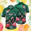 New York Jets Vintage Pinstripe Button Down Hawaiian Shirt New York Jets Vintage Pinstripe Button Down Hawaiian Shirt