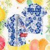 New York Jets White Floral Hibiscus Pattern Green Hawaiian Shirt New York Jets White Floral Hibiscus Pattern Green Hawaiian Shirt