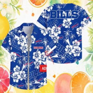 Personalized Buffalo Bills Royal Blue Hibiscus Hawaiian Shirt Tropical NFL Fan Gear Personalized Buffalo Bills Royal Blue Hibiscus Hawaiian Shirt Tropical NFL Fan Gear