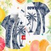 Custom Name Buffalo Bills Navy Blue Hibiscus & Fern Print Hawaiian Shirt Custom Name Buffalo Bills Navy Blue Hibiscus & Fern Print Hawaiian Shirt