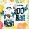 Jacksonville Jaguars Teal Tropical Beach Scene NFL Hawaiian Shirt Jacksonville Jaguars Teal Tropical Beach Scene NFL Hawaiian Shirt