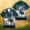 Philadelphia Eagles Personalized Name Flame Graphic Teal & White Hawaiian Shirt Philadelphia Eagles Personalized Name Flame Graphic Teal & White Hawaiian Shirt