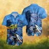 Philadelphia Eagles Tropical Palm Tree & Football Pattern Hawaiian Shirt Philadelphia Eagles Tropical Palm Tree & Football Pattern Hawaiian Shirt