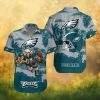 Philadelphia Eagles Stone Wall Crack Tropical Graphic Hawaiian Shirt Philadelphia Eagles Stone Wall Crack Tropical Graphic Hawaiian Shirt
