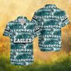Philadelphia Eagles Pineapple Tropical Palm Leaf Sports Hawaiian Shirt Philadelphia Eagles Pineapple Tropical Palm Leaf Sports Hawaiian Shirt