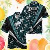 Personalized Philadelphia Eagles Grogu Baby Yoda Teal Beach Hawaiian Shirt Personalized Philadelphia Eagles Grogu Baby Yoda Teal Beach Hawaiian Shirt