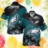 Personalized Philadelphia Eagles Beach Sunset Palm Tree Hawaiian Shirt Personalized Philadelphia Eagles Beach Sunset Palm Tree Hawaiian Shirt
