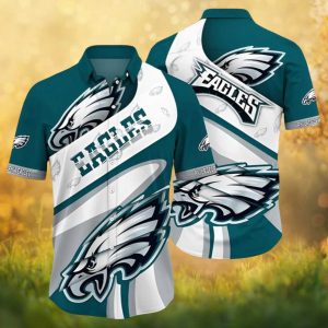 Philadelphia Eagles Modern Graphic Sport Style Hawaiian Shirt