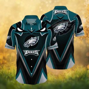 Philadelphia Eagles Modern Vortex Graphic Fan Apparel Hawaiian Shirt