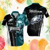 Philadelphia Eagles Custom Midnight Green Cherry Blossom Hawaiian Shirt Philadelphia Eagles Custom Midnight Green Cherry Blossom Hawaiian Shirt
