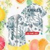 Philadelphia Eagles Floral Fusion Banded Pattern Sports Fan Hawaiian Shirt Philadelphia Eagles Floral Fusion Banded Pattern Sports Fan Hawaiian Shirt