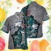 Philadelphia Eagles Beach Sunset & Classic Car Tropical Summer Hawaiian Shirt Philadelphia Eagles Beach Sunset & Classic Car Tropical Summer Hawaiian Shirt