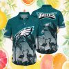Philadelphia Eagles Personalized Mint Green Hibiscus Floral Hawaiian Shirt Philadelphia Eagles Personalized Mint Green Hibiscus Floral Hawaiian Shirt
