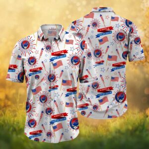 Buffalo Bills 4th of July Stars and Stripes Patriotic NFL Hawaiian Shirt