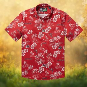 Reyn Spooner NFL Tampa Bay Buccaneers Hibiscus Hawaiian Shirt