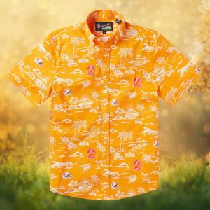 Reyn Spooner NFL Tampa Bay Buccaneers Orange Scenic Hawaiian Shirt