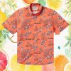 Reyn Spooner x MLB San Diego Padres Charcoal & Gold Tropical Hibiscus Hawaiian Shirt Reyn Spooner x MLB San Diego Padres Charcoal & Gold Tropical Hibiscus Hawaiian Shirt