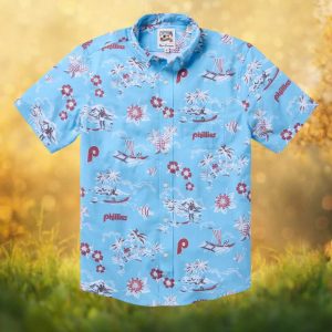 Reyn Spooner Philadelphia Phillies Cooperstown Collection Hawaiian Shirt