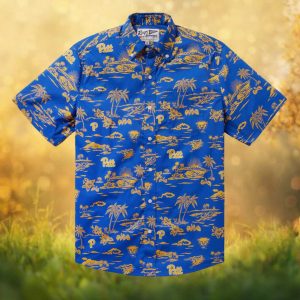 Reyn Spooner Pitt Panthers NCAA Blue & Gold Classic Hawaiian Shirt