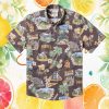 MLB Chicago Cubs Reyn Spooner Navy Monochrome Floral Button Down Hawaiian Shirt MLB Chicago Cubs Reyn Spooner Navy Monochrome Floral Button Down Hawaiian Shirt