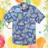 Los Angeles Chargers NFL Tropical Scenic Scenic Print Hawaiian Shirt Los Angeles Chargers NFL Tropical Scenic Scenic Print Hawaiian Shirt