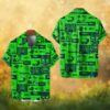 Houston Texans White Monstera Leaf Navy & Red Tropical Graphic Hawaiian Shirt Houston Texans White Monstera Leaf Navy & Red Tropical Graphic Hawaiian Shirt