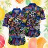 Tennessee Titans Tropical Hibiscus Floral Dark Navy NFL Hawaiian Shirt Tennessee Titans Tropical Hibiscus Floral Dark Navy NFL Hawaiian Shirt