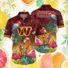 Washington Commanders Tropical Island Beach Scene NFL Hawaiian Shirt Washington Commanders Tropical Island Beach Scene NFL Hawaiian Shirt