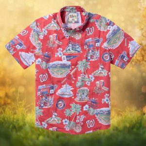 Washington Nationals MLB Baseball Stadium Heritage Hawaiian Shirt