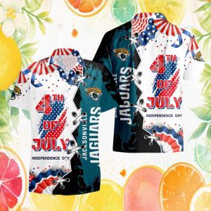 Jacksonville Jaguars Independence Day 4th Of July Hawaiian Shirt Jacksonville Jaguars Independence Day 4th Of July Hawaiian Shirt