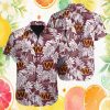Washington Redskins Retro Logo Tropical Palm & Floral Hawaiian Shirt Washington Redskins Retro Logo Tropical Palm & Floral Hawaiian Shirt