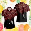 San Francisco 49ers Two Tone Khaki Sleeve Floral Hawaiian Shirt San Francisco 49ers Two Tone Khaki Sleeve Floral Hawaiian Shirt