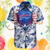 Tennessee Titans Navy Tropical Beach Stripe NFL Hawaiian Shirt Tennessee Titans Navy Tropical Beach Stripe NFL Hawaiian Shirt