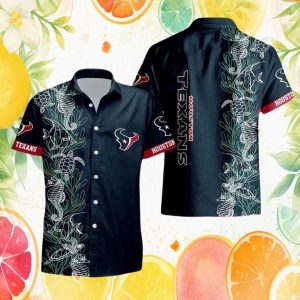Houston Texans Under the Sea Marine Life Turtle & Seahorse Hawaiian Shirt Houston Texans Under the Sea Marine Life Turtle & Seahorse Hawaiian Shirt