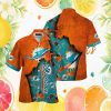 Miami Dolphins Red Great Wave Hawaiian Shirt NFL Fan Summer Gear Miami Dolphins Red Great Wave Hawaiian Shirt NFL Fan Summer Gear