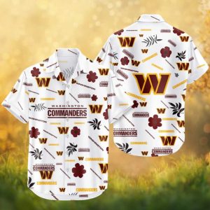 Washington Commanders Floral Hawaiian Shirt NFL Tropical Style