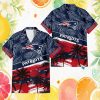 New England Patriots Red Great Wave Hawaiian Shirt NFL Tropical Wear New England Patriots Red Great Wave Hawaiian Shirt NFL Tropical Wear