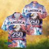 God Bless America Faith Based Patriotic Jesus and US Flag Button Down Hawaiian Shirt God Bless America Faith Based Patriotic Jesus and US Flag Button Down Hawaiian Shirt
