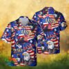 Personalized America 250 Years Anniversary Tropical Palm Tree Hawaiian Shirt Personalized America 250 Years Anniversary Tropical Palm Tree Hawaiian Shirt