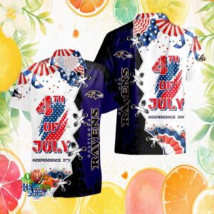 Baltimore Ravens 4th of July Independence Day Patriotic Hawaiian Shirt (2)