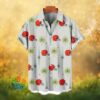 Cleveland Browns White Tropical Hibiscus & Bulldog Logo Hawaiian Shirt Cleveland Browns White Tropical Hibiscus & Bulldog Logo Hawaiian Shirt