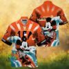 Cleveland Browns Brown & White Tropical Leaf Pattern NFL Hawaiian Shirt Cleveland Browns Brown & White Tropical Leaf Pattern NFL Hawaiian Shirt