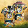 Patriotic Route 66 100 Years Anniversary Fireworks Night Sky Blue Hawaiian Shirt Patriotic Route 66 100 Years Anniversary Fireworks Night Sky Blue Hawaiian Shirt
