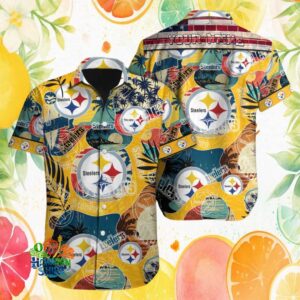 Personalize Pittsburgh S Hawaiian Shirtlers NFL Retro Beach Pattern Hawaiian Shirt
