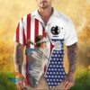 Personalized USA 250 Years of Freedom American Flag Eagle Button Down Hawaiian Shirt Personalized USA 250 Years of Freedom American Flag Eagle Button Down Hawaiian Shirt
