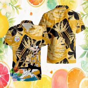 Pittsburgh S Hawaiian Shirtlers Goofy Surfing Tropical Floral Funny Hawaiian Shirt