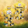 Cleveland Browns Vintage Collage Tropical Pattern NFL Button Down Hawaiian Shirt Cleveland Browns Vintage Collage Tropical Pattern NFL Button Down Hawaiian Shirt