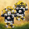 Cleveland Browns Gothic Skull & Flowers NFL Hawaiian Shirt Cleveland Browns Gothic Skull & Flowers NFL Hawaiian Shirt