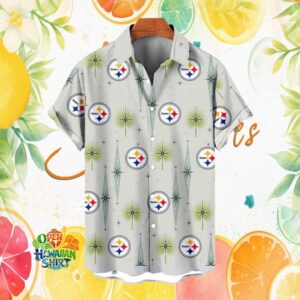 Pittsburgh S Hawaiian Shirtlers Retro Mid Century Modern Tropical Hawaiian Shirt